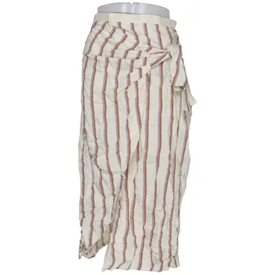 Wrap skirt (Beige, Red) from Mango Suit