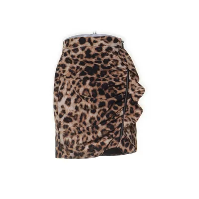 Nederdel (Brun) fra Bik Bok Elastan, Polyester