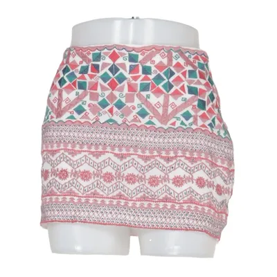 Nederdel (Hvid, Flerfarvet) fra Antik Batik Bomuld, Viscose