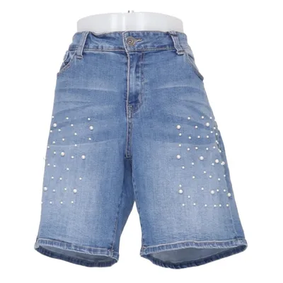 Denim shorts (Blauw) van My Own Katoen, Elastaan, Polyester
