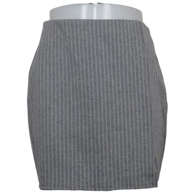Rok (Grijs) van New Look Katoen, Elastaan, Gerecycled polyester
