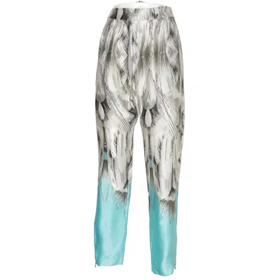 Pantalon (Blanc, Turquoise, Multicolore) de Custo Barcelona Soie