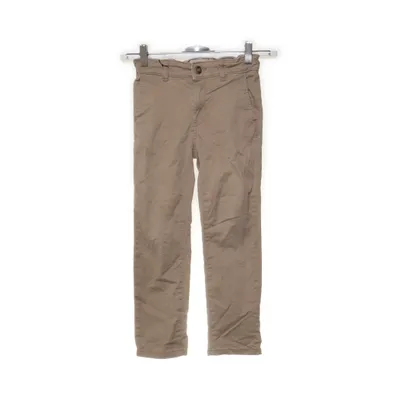 Kostuumbroek (Beige) van The Chino Regular Katoen, Elastaan