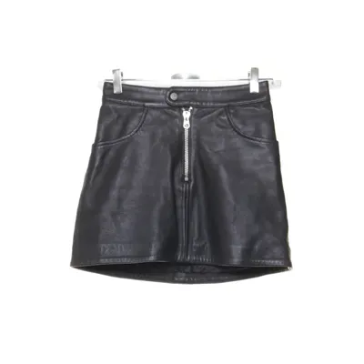Rok (Zwart) van Tiger of Sweden Polyester, Leer