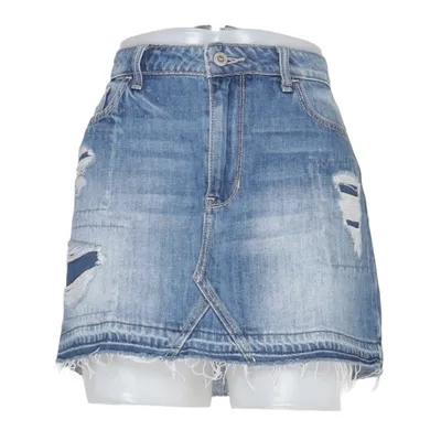 Denim skirt (Blue) from Hollister Cotton