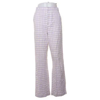 Byxor (Lila) från Zara Bomull, Polyester