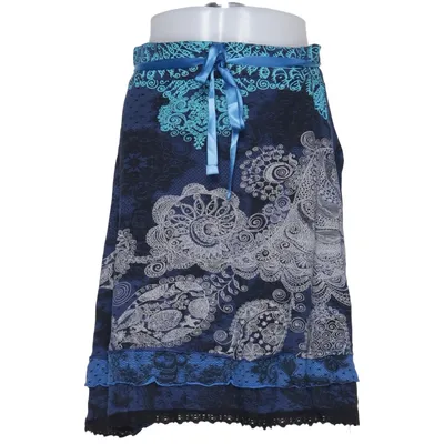 Nederdel (Blå, Sort, Flerfarvet) fra Desigual Viscose