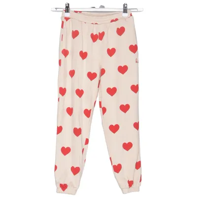 Sweatpants (Beige, Red) from Konges Sløjd Organic cotton, Recycled polyester