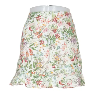 Skirt (White, Multicolored) from & Other Stories Linen, Cotton