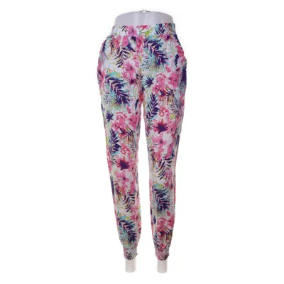 Pants (White, Multicolored) from Shk Viscose