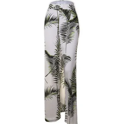 Bukser (Hvid, Grøn) fra H&M Trend Viscose