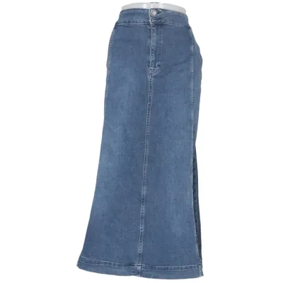 Jeanskjol (Blå) från Xandres Bomull, Elastan, Polyester