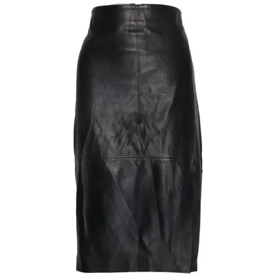 Läderkjol (Grå) från Dante 6 Skinn, Polyester