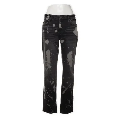 Jeans (Svart, Vit) från Zara Bomull, Elastan