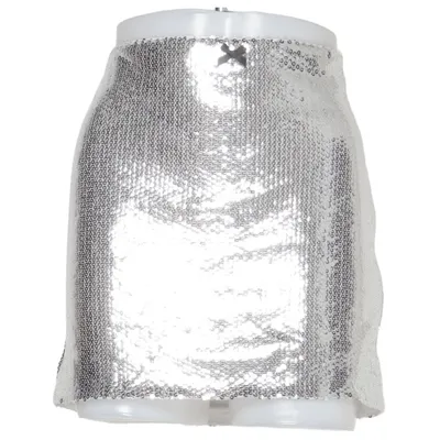 Kjol (Silverfärgad) från Rotate Elastan, Polyester