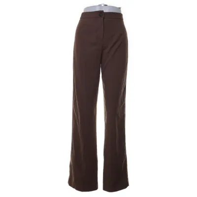 Byxor (Brun) från Bershka Elastan, Polyester, Viskos