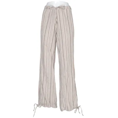 Pantalon (Beige, Marron) de Cappuccini Coton, Lin