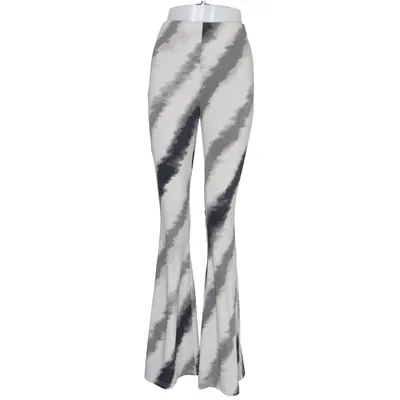 Palazzo pants (Gray, Black) from By Swan Paris Elastane, Polyester, Viscose