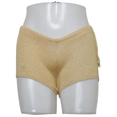 Shorts (Guldfärgad) från Calzedonia Metallfiber, Polyester, Viskos