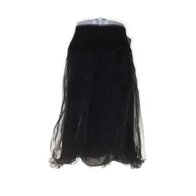 Skirt (Black) from Kello Acetate, Polyester