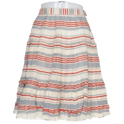 Rok (Beige, Grijs, Rood) van Lena Hoschek Katoen, Metallvezel, Zijde, Viscose