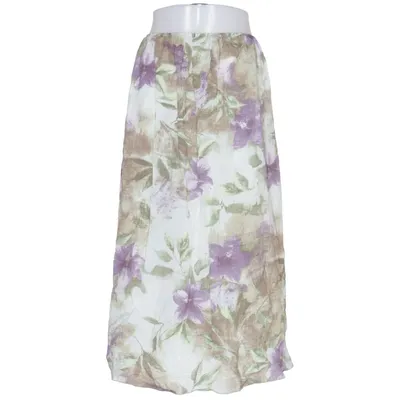 Jupe longue (Blanc, Violet, Vert) de Sol Design Polyester, Viscose