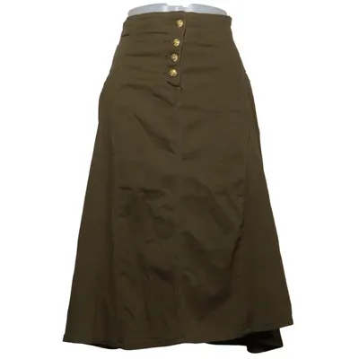 Jupe (Vert) de Belle Poque Coton, Élasthane, Polyester