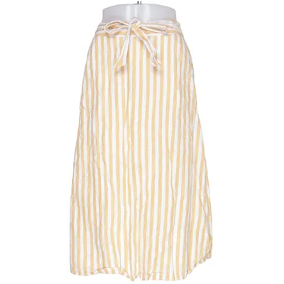 Jupe longue (Jaune, Blanc) de Ichi Coton
