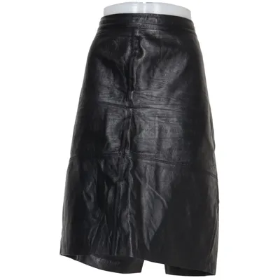 Leren rok (Zwart) van Ellos Leer, Polyester