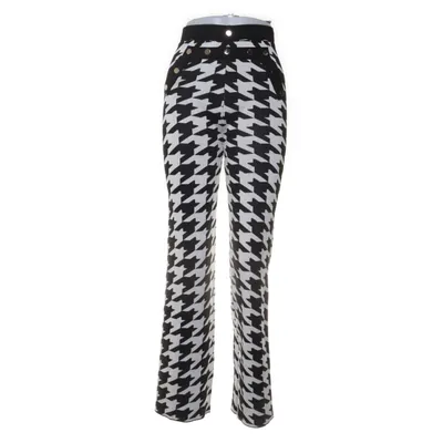 Broek (Zwart, Wit) van Drôle de Copine Katoen, Viscose