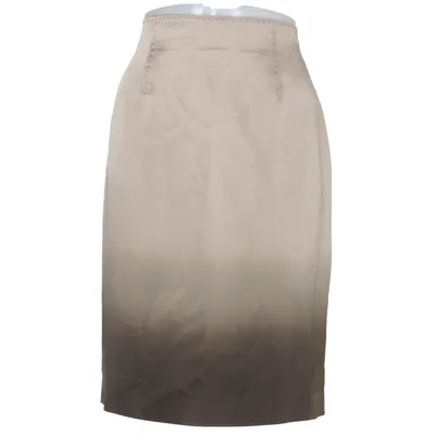 Rok (Beige, Bruin) van St Emile Acetaat, Zijde