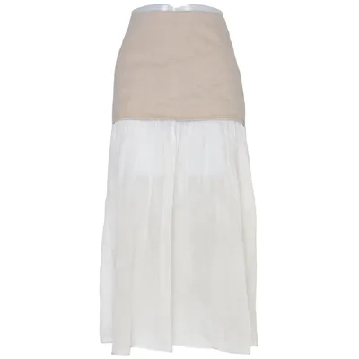 Maxi rok (Beige, Wit) van Paloma Wool