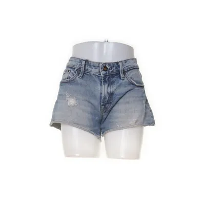 Denim shorts (Blue) from Denham Cotton, Elastane, Leather