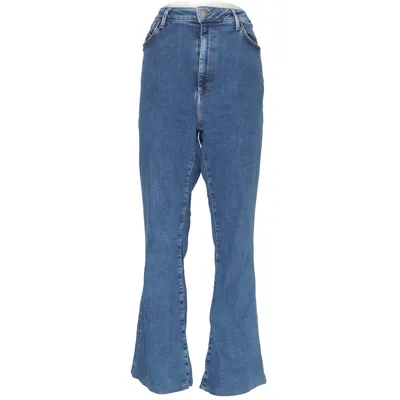 Spijkerbroek (Blauw) van Never Denim Elastaan, Polyester, Gerecycled katoen