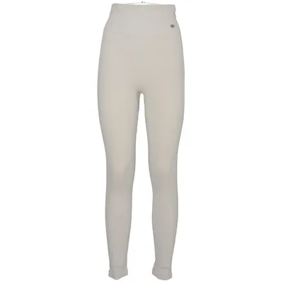 Sports tights (Beige) from Drop of Mindfulness Elastane, Polyamide