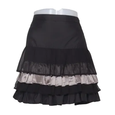 Skirt (Black, Beige) from Camaïeu Polyamide, Polyester
