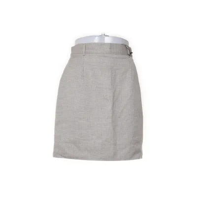 Skirt (Brown, White) from Jennifer Collection Polyester, Viscose, Wool