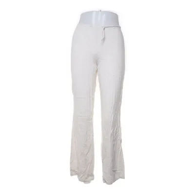Palazzo broek (Beige) van Urban Outfitters Viscose, Linnen