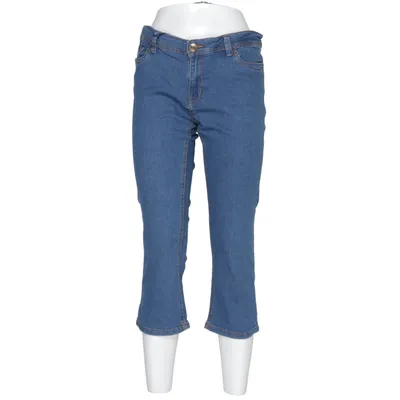 Trekvartsbyxor (Blå) från Janina Denim Bomull, Elastan, Polyester, Viskos