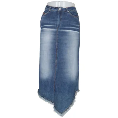 Denim skirt (Blue) from L.O.G.G by H&M Cotton, Elastane