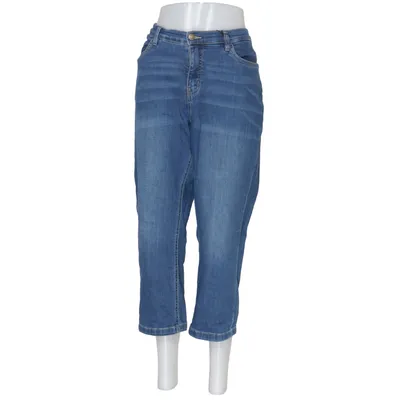 Pantacourt (Bleu) de John Baner Coton, Élasthane, Polyester
