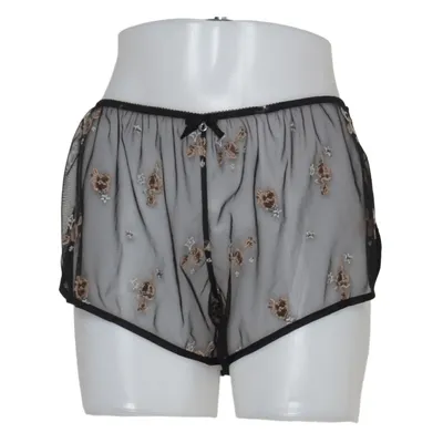 Pajama shorts (Black, Brown) from Ottod'Ame Elastane, Polyester, Viscose