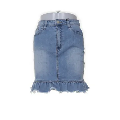 Jeanskjol (Blå) från Redial Bomull, Elastan, Polyester, Viskos