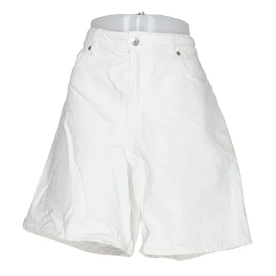 Denim shorts (Wit) van H&M Katoen, Polyester