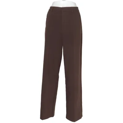 Pantalon patte d'éléphant (Marron) de Object Élasthane, Polyester recyclé, Viscose
