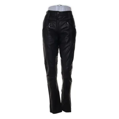 Leren broek (Zwart) van Eva & Claudi Polyester, Leer