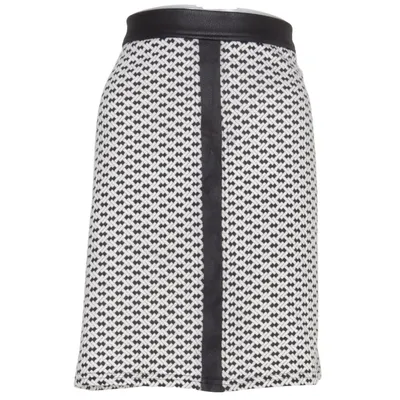 Skirt (Black, White) from Romeo pour Juliette Cotton, Elastane, Polyester