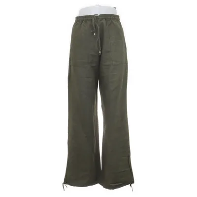 Broek (Groen) van H&M Premium Quality Viscose, Linnen, Katoen
