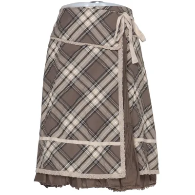 Rok (Bruin, Beige) van Fransa Katoen