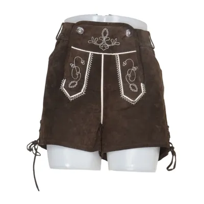 Lederhosen (Brown) from Waldschütz Polyester, Suede
